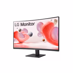 At 1920x1080 resolution. LG's curved Full HD monitor features vibrant color and clarity. Work through your projects with ...
