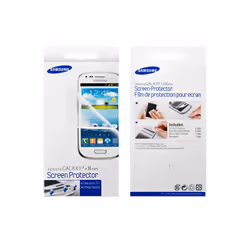 Samsung ETC-G1M7WE, Samsung, Galaxy S3 mini, Dry application, Dust resistant, Scratch resistant, Transparent, White, 1 pc(s)