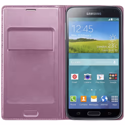 Samsung EF-WG900, Wallet case, Samsung, GALAXY S5, 12.9 cm (5.1"), Pink