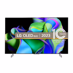 LG OLED42C34LA.AEK, 106.7 cm (42"), 4K Ultra HD, OLED evo, Smart TV, Wi-Fi