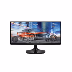LG 25UM58-P, 63.5 cm (25"), 2560 x 1080 pixels, QXGA, LED, 14 ms, Black
