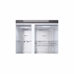 LG InstaView™ GSXE90BSAD American Style Smart Fridge Freezer - Brushed Steel - D Rated