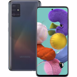 Samsung Galaxy A51 Mobile Phone; Sim Free Smartphone - Prism Crush Black