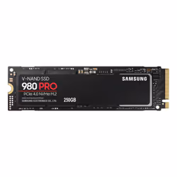 Samsung 980 PRO, 250 GB, M.2, 6400 MB/s