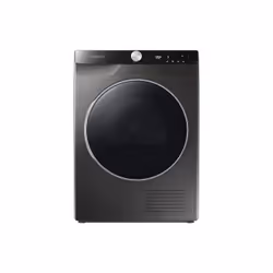 Samsung DV90T8240SX/S1, Freestanding, Front-load, Heat pump, Silver, Rotary, Touch, Left/right