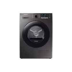 Samsung DV90TA040AN/EU, Freestanding, Front-load, Heat pump, Silver, Buttons, Rotary, Right
