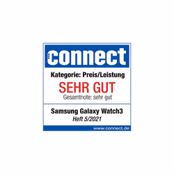 Samsung Galaxy Watch3, round Bluetooth smart watch for Android, rotating bezel, fitness tracker, large screen