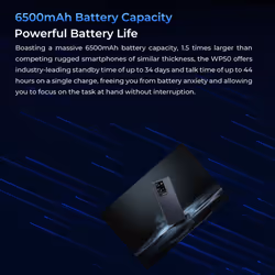 Oukitel WP50 5G Dual SIM Rugged Smartphone | 256GB | 16GB RAM - Black - Additional view 8
