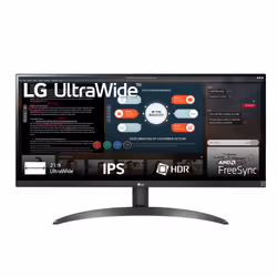 LG 29WP500-B, 73.7 cm (29"), 2560 x 1080 pixels, UltraWide Full HD, LED, 5 ms, Black