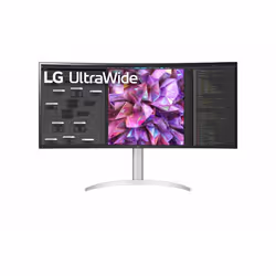 LG 38WQ75C-W, 96.5 cm (38"), 3840 x 1600 pixels, Quad HD+, LCD, 5 ms, White