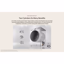 LG V7 FDV709W 9kg Tumble Dryer - Additional view 7