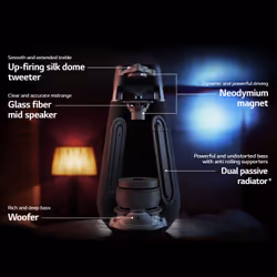 LG XO3QBK.DGBRLLK portable/party speaker Mono portable speaker Black - Additional view 5