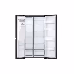 LG GSLC40EPPE side-by-side refrigerator Freestanding 638 L E Black, Graphite - Additional view 3