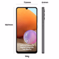 Samsung Galaxy A32 4G SM-A325F/DS 16.3 cm (6.4") Dual SIM Android 11 USB Type-C 4 GB 128 GB 5000 mAh Black