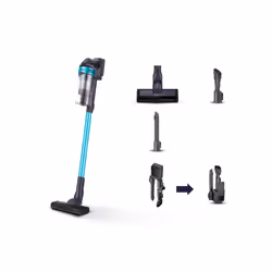 Samsung VS15A6031R1, Stick vacuum, Bagless, Black, Mint colour, 0.8 L, Dry, Multi cyclonic