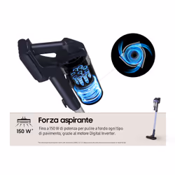 Samsung VS15A6031R4 Stick vacuum Battery Dry Bagless 0.8 L Black - Additional view 6