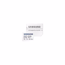 Samsung Evo Plus microSD SDXC U3 Class 10 A2 Memory Card 130MB/S w/Adapter 2021 (512GB)