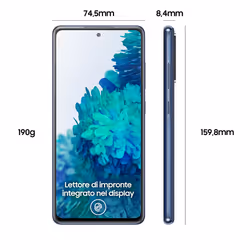 Samsung Galaxy S20 FE SM-G780GZBDEUE smartphone 16.5 cm (6.5") Dual SIM 4G USB Type-C 6 GB 128 GB 4500 mAh Navy