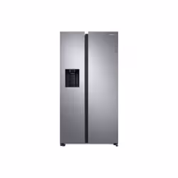 Samsung RS68A884CSL, Freestanding, American door, Silver, Glass, 635 L, SN-T