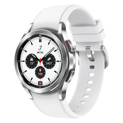 Samsung Galaxy Watch4 Classic 3.05 cm (1.2") OLED 42 mm Digital 396 x 396 pixels Touchscreen Silver Wi-Fi GPS (satellite)