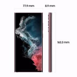 Samsung Galaxy S22 Ultra SM-S908B 17.3 cm (6.8") Dual SIM Android 12 5G USB Type-C 12 GB 256 GB 5000 mAh Burgundy