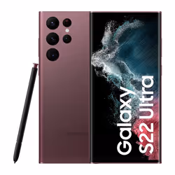 Samsung Galaxy S22 Ultra SM-S908B, 17.3 cm (6.8"), 8 GB, 128 GB, 108 MP, Android 12, Burgundy