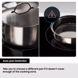 Samsung NZ64B5066KK Black Built-in 60 cm Zone induction hob 4 zone(s) - Additional view 7