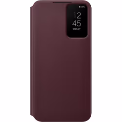 Samsung Galaxy S22 Plus Smart Clear View Cover Burgandy-EF-ZS906CEEGWW