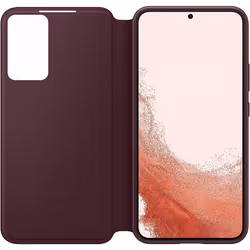 Samsung Galaxy S22 Plus Smart Clear View Cover Burgandy-EF-ZS906CEEGWW