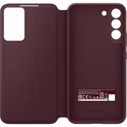 Samsung Galaxy S22 Plus Smart Clear View Cover Burgandy-EF-ZS906CEEGWW