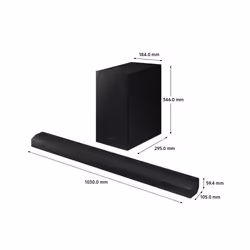 Samsung HW-B650/XU soundbar speaker Black 3.1 channels 430 W