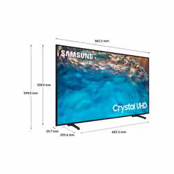 Samsung UE43BU8000KXXU TV 109.2 cm (43") 4K Ultra HD Smart TV Wi-Fi Black