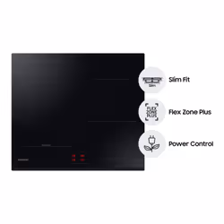 Samsung NZ64B6056GK Black Built-in 60 cm Zone induction hob 4 zone(s)