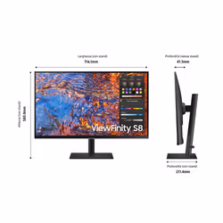 Samsung LS32B800PXU computer monitor 81.3 cm (32") 3840 x 2160 pixels 4K Ultra HD LCD Black - Additional view 6