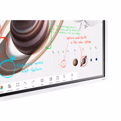 Samsung WM65B interactive whiteboard 165.1 cm (65") 3840 x 2160 pixels Touchscreen Grey, White - Additional view 4
