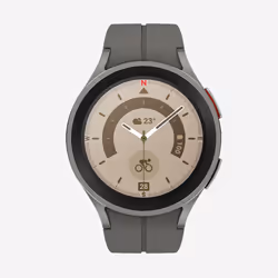 Samsung Galaxy Watch5 Pro 3.56 cm (1.4") OLED 45 mm Digital 450 x 450 pixels Touchscreen 4G Grey Wi-Fi GPS (satellite)