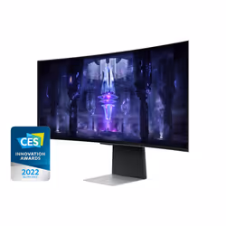 Samsung LS34BG850SUXXU computer monitor 86.4 cm (34") 3440 x 1440 pixels UltraWide Quad HD OLED Silver - Additional view 4