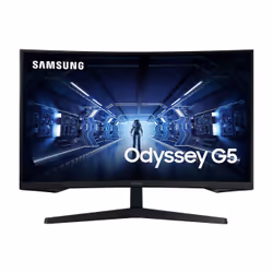 Samsung LC27G55TQBUXXU, 68.6 cm (27"), 2560 x 1440 pixels, Wide Quad HD, 1 ms, Black