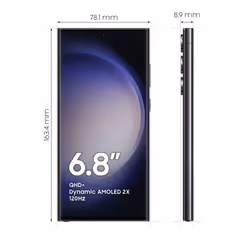 Samsung Galaxy S23 Ultra 17.3 cm (6.8") Dual SIM Android 13 5G USB Type-C 8 GB 256 GB 5000 mAh Black