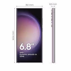 Samsung Galaxy S23 Ultra SM-S918B 17.3 cm (6.8") Dual SIM Android 13 5G USB Type-C 8 GB 256 GB 5000 mAh Lavender