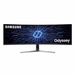 Samsung RG90S, 124 cm (48.8"), 5120 x 1440 pixels, 4K Ultra HD, LCD, 4 ms, Black