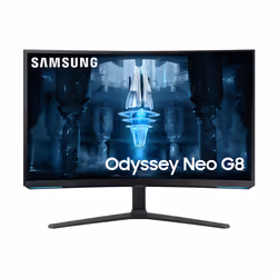 Samsung G85NB, 81.3 cm (32"), 3840 x 2160 pixels, 4K Ultra HD, LED, 1 ms, White