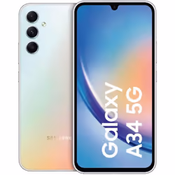 Samsung Galaxy A34 (A346E DSN) (128GB+6GB, Awesome Silver)