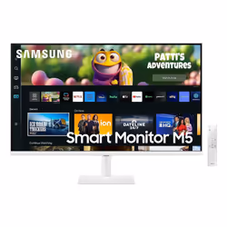 Samsung 27'' Smart Monitor M50C FHD 4ms White Speakers & Remote LS27CM501EUXXU
