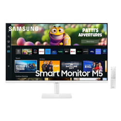 Samsung 27'' Smart Monitor M50C FHD 4ms White Speakers & Remote LS27CM501EUXXU