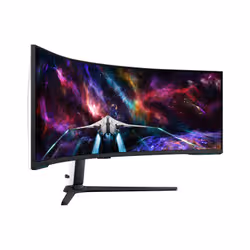 Samsung G95NC computer monitor 144.8 cm (57") 7680 x 2160 pixels Dual UHD LED Black, White - Additional view 2