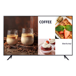 Samsung BE75C-H Digital signage flat panel 190.5 cm (75") LED Wi-Fi 4K Ultra HD Black Built-in processor Tizen 16/7