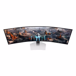 Samsung G93SC computer monitor 124.5 cm (49") 5120 x 1440 pixels Dual QHD OLED Silver - Additional view 8