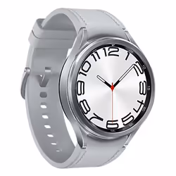 Samsung Galaxy Watch6 Classic SM-R960NZSADBT smartwatch / sport watch 3.81 cm (1.5") OLED 47 mm Digital 480 x 480 pixels Touchscreen Silver Wi-Fi GPS (satellite)