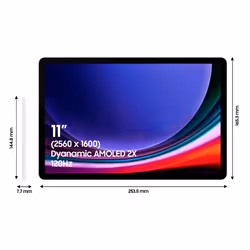 Samsung Galaxy Tab S9 SM-X710N Qualcomm Snapdragon 128 GB 27.9 cm (11") 8 GB Wi-Fi 6 (802.11ax) Android 13 Beige - Additional view 8